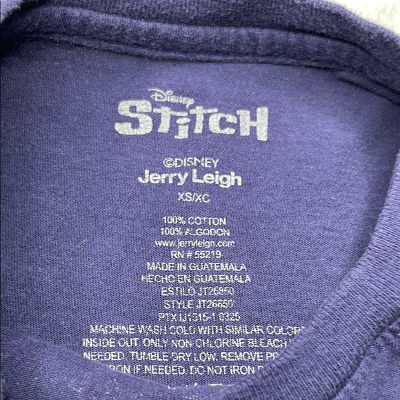 Disney Navy Blue Stitch Group Graphic Tee - Picture 2 of 2